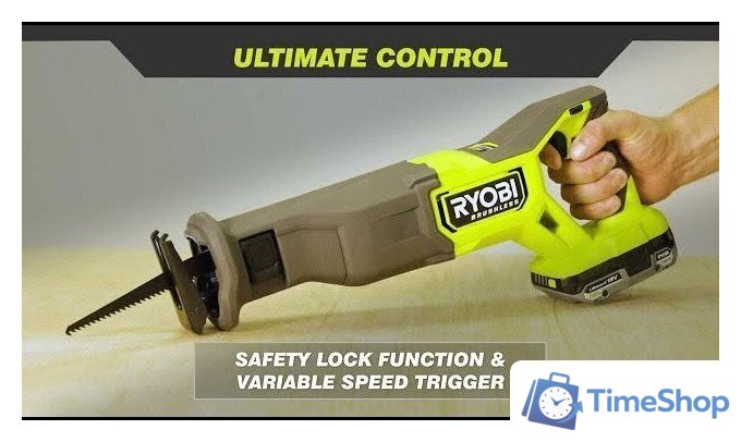 Сабельная пила Ryobi RRS18BL 5133006497 (без АКБ) - Изображение №3 — Интернет-магазин Time-Shop