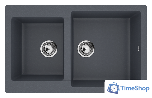 Кухонная мойка Ulgran U-505 (343 антрацит) - Изображение №1 — Интернет-магазин Time-Shop