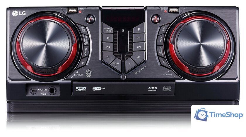 Музыкальный центр LG X-Boom CJ44 (с колонками CJS45F) - Изображение №3 — Интернет-магазин Time-Shop