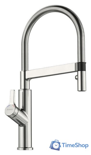 Смеситель Blanco Solenta-S Senso (рычаг слева, нержавеющая сталь) - Изображение №1 — Интернет-магазин Time-Shop
