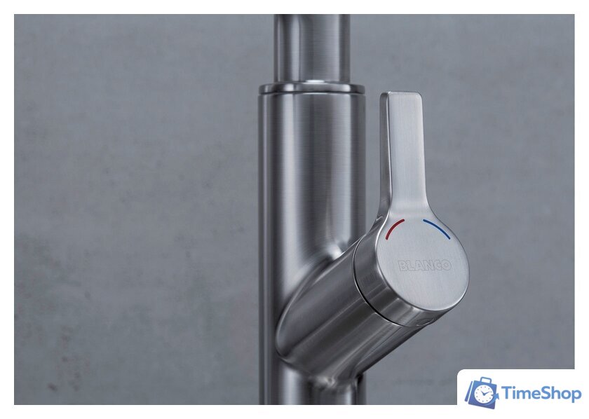 Смеситель Blanco Solenta-S Senso (рычаг слева, нержавеющая сталь) - Изображение №5 — Интернет-магазин Time-Shop