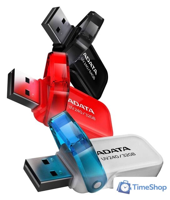 USB Flash ADATA UV240 32GB (черный) - Изображение №4 — Интернет-магазин Time-Shop