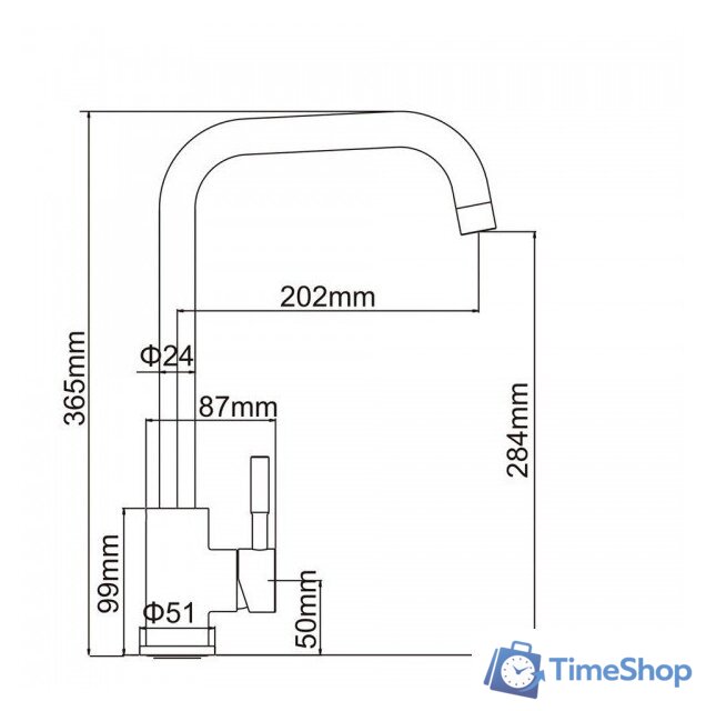 Кухонная мойка БелЭворс Mila L + смеситель W4998-4 (бежевый) - Изображение №4 — Интернет-магазин Time-Shop