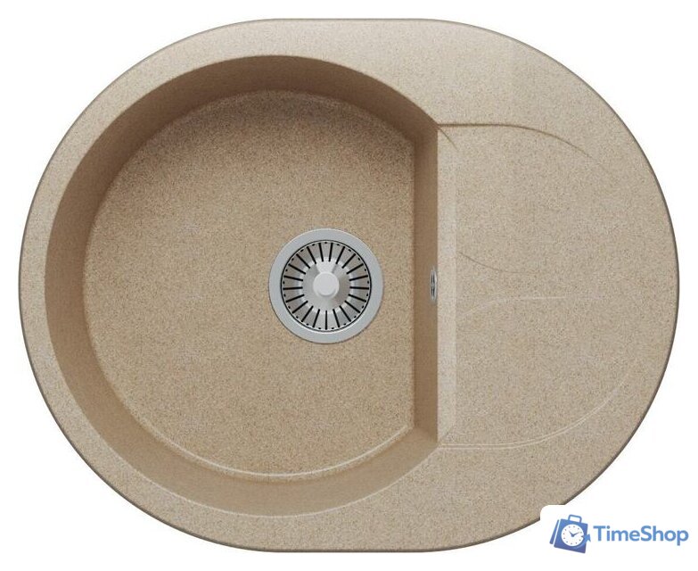 Кухонная мойка Polygran Atol-620 (песочный 302) - Изображение №1 — Интернет-магазин Time-Shop
