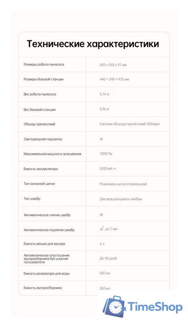 Робот-пылесос Dreame Robot Vacuum L10s Plus (международная версия, белый) - Изображение №20 — Интернет-магазин Time-Shop