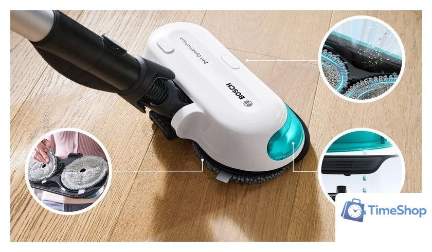 Пылесос Bosch Unlimited 7 ProHygienic Aqua BCS71HYG3 - Изображение №10 — Интернет-магазин Time-Shop