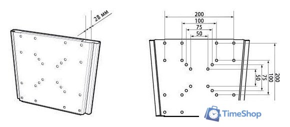 Кронштейн для телевизора Trone LPS 21-20 - Изображение №2 — Интернет-магазин Time-Shop