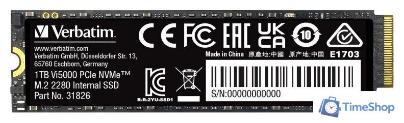 SSD Verbatim Vi5000 1TB 31826 - Изображение №1 — Интернет-магазин Time-Shop