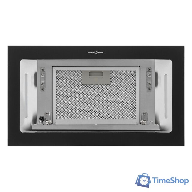 Кухонная вытяжка Krona Selina 600 Glass Black S (черный) - Изображение №2 — Интернет-магазин Time-Shop