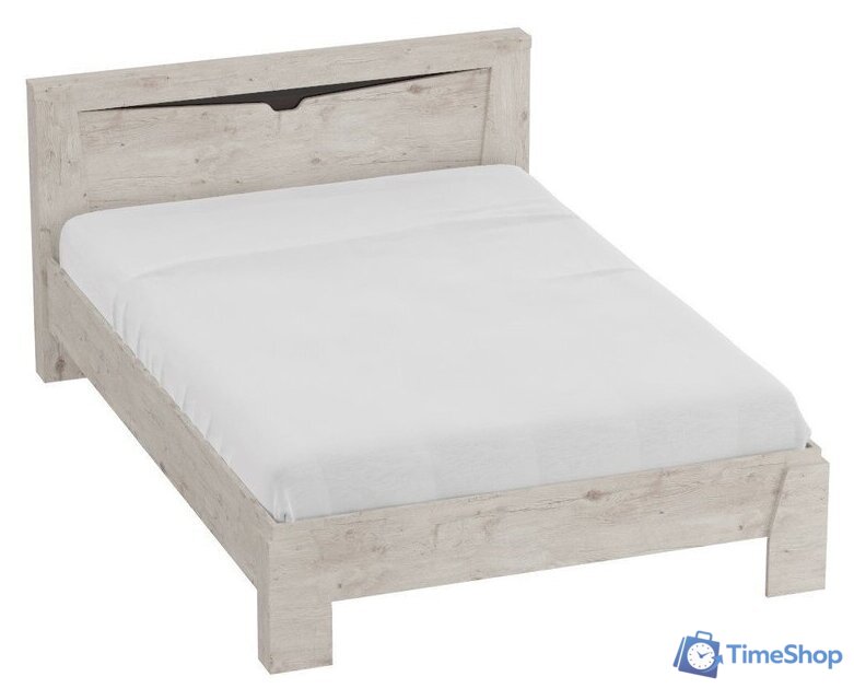 Кровать Мебельград Соренто 140x200 (дуб бонифаций/кофе структурный матовый) - Изображение №1 — Интернет-магазин Time-Shop