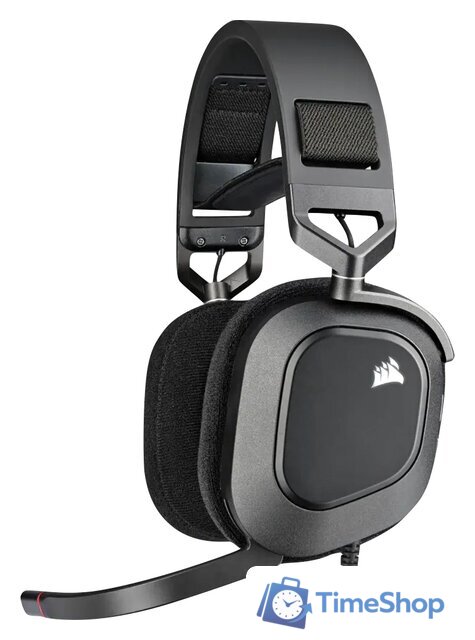 Наушники Corsair HS80 RGB USB (карбон) - Изображение №1 — Интернет-магазин Time-Shop