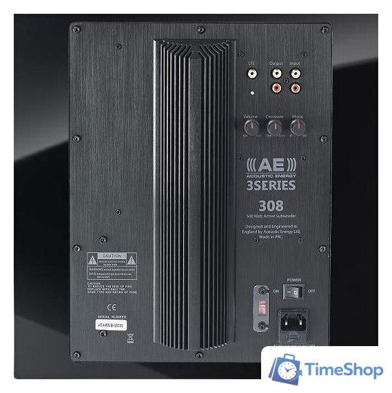 Проводной сабвуфер Acoustic Energy AE308 (черный) - Изображение №2 — Интернет-магазин Time-Shop