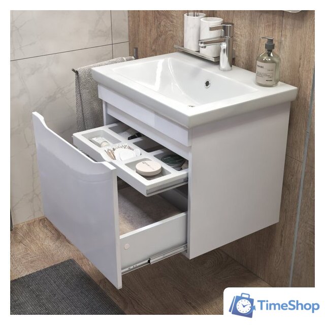  Vigo Тумба под умывальник Grani 600-0-1 Como навесная - Изображение №4 — Интернет-магазин Time-Shop