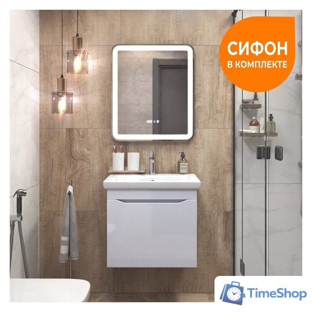  Vigo Тумба под умывальник Grani 600-0-1 Como навесная - Изображение №6 — Интернет-магазин Time-Shop
