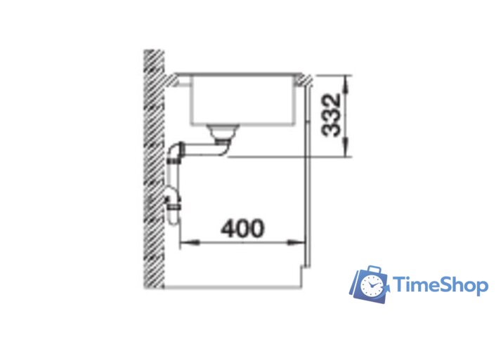 Кухонная мойка Blanco Naya 5 527127 (мягкий белый) - Изображение №6 — Интернет-магазин Time-Shop