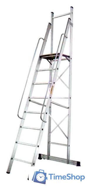 Лестница-помост Алюмет APE1410 (10 ступеней) - Изображение №1 — Интернет-магазин Time-Shop