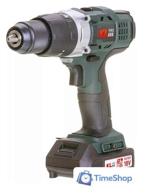 Ударная дрель-шуруповерт KLPRO KLDM18-20 (с 2-мя АКБ, кейс) - Изображение №3 — Интернет-магазин Time-Shop