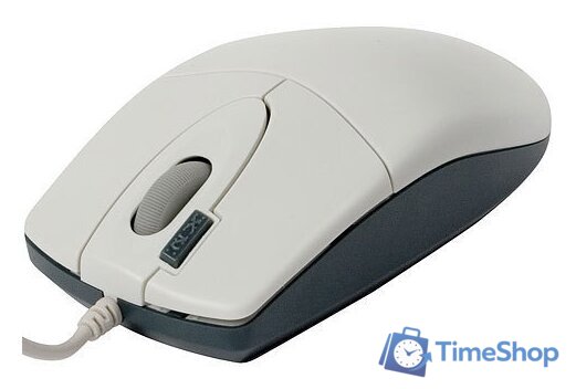 Мышь A4Tech OP-620D (серебристый) - Изображение №2 — Интернет-магазин Time-Shop