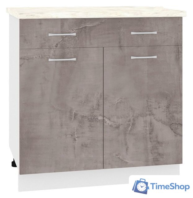 Шкаф напольный Кортекс-мебель Корнелия Лира НШ80р1ш (оникс/королевский опал) - Изображение №1 — Интернет-магазин Time-Shop