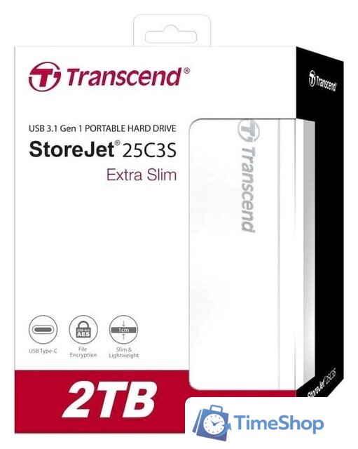 Внешний накопитель Transcend StoreJet 25C3S TS2TSJ25C3S 2TB - Изображение №5 — Интернет-магазин Time-Shop