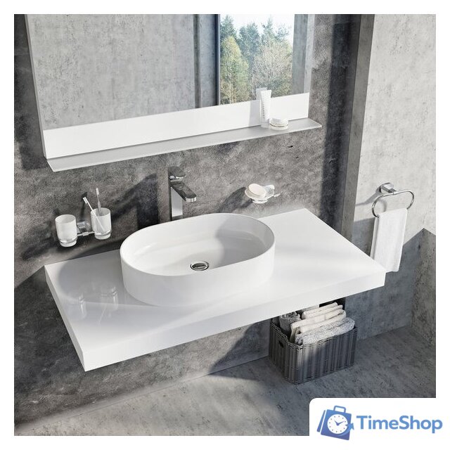 Умывальник Ravak Ceramic Slim O XJX01155001 - Изображение №4 — Интернет-магазин Time-Shop