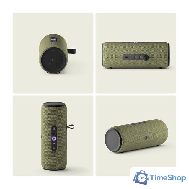 Умная колонка Яндекс Станция Стрит (зеленый) - Изображение №7 — Интернет-магазин Time-Shop