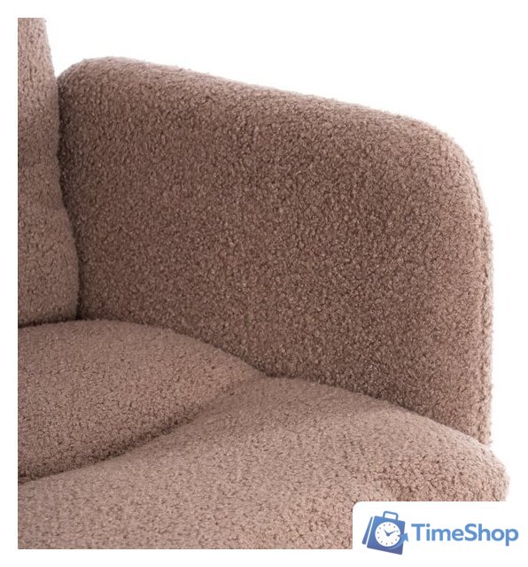 Офисное кресло TetChair Dover (хром/букле/коричневый) - Изображение №8 — Интернет-магазин Time-Shop