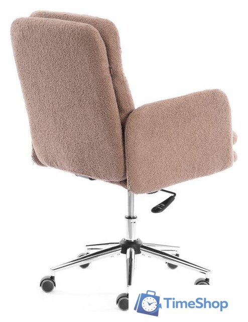 Офисное кресло TetChair Dover (хром/букле/коричневый) - Изображение №3 — Интернет-магазин Time-Shop