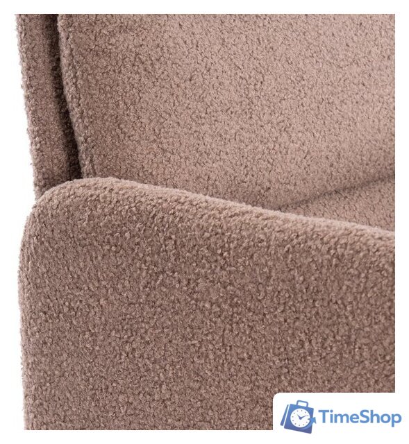 Офисное кресло TetChair Dover (хром/букле/коричневый) - Изображение №7 — Интернет-магазин Time-Shop