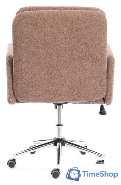 Офисное кресло TetChair Dover (хром/букле/коричневый) - Изображение №4 — Интернет-магазин Time-Shop