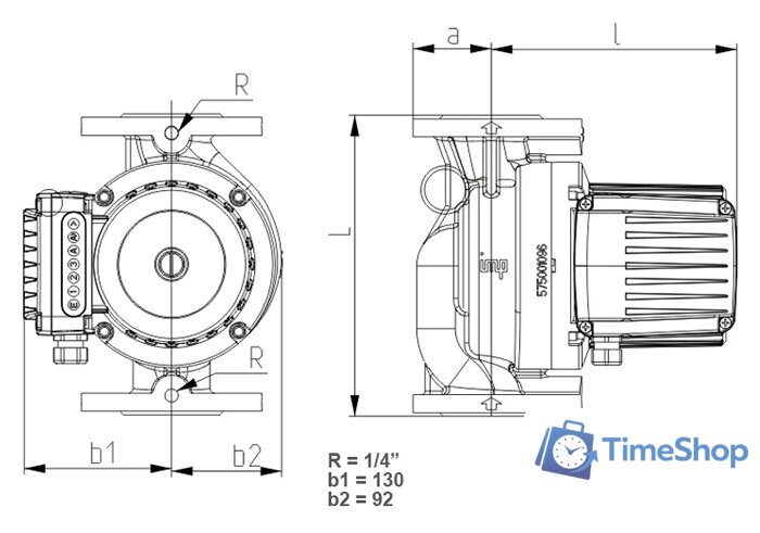 Циркуляционный насос IMP Pumps GHNbasic II 40-190F - Изображение №2 — Интернет-магазин Time-Shop