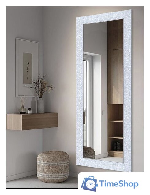 Зеркало Декарт Настенное в раме 8Л2723 (белый перламутр) - Изображение №4 — Интернет-магазин Time-Shop