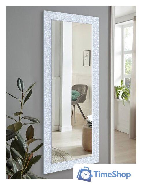 Зеркало Декарт Настенное в раме 8Л2723 (белый перламутр) - Изображение №3 — Интернет-магазин Time-Shop