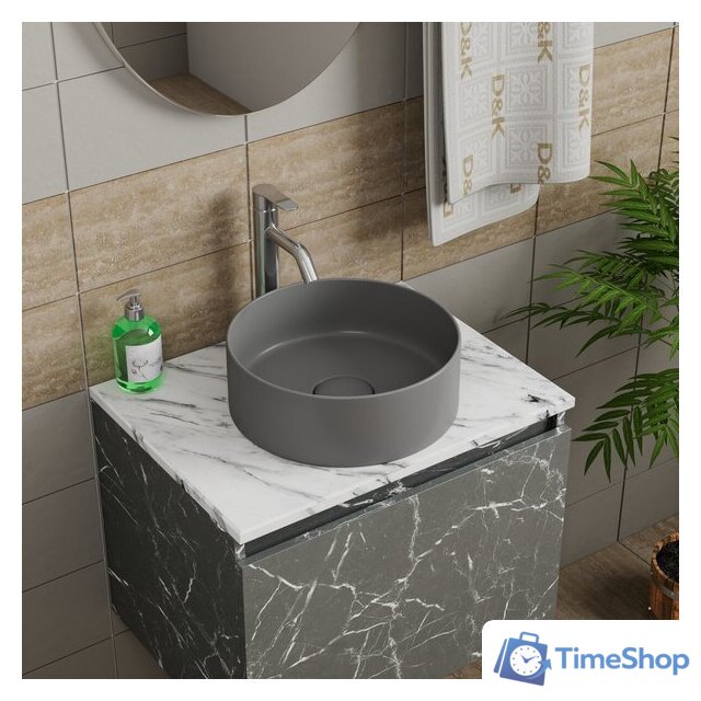 Умывальник D&K Matrix DT1391506 (графит) - Изображение №2 — Интернет-магазин Time-Shop