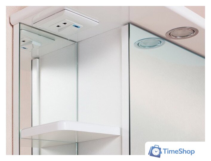  Onika Шкаф с зеркалом Карина 55.01 правый (белый) [205513] - Изображение №4 — Интернет-магазин Time-Shop