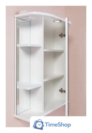  Onika Шкаф с зеркалом Карина 55.01 правый (белый) [205513] - Изображение №3 — Интернет-магазин Time-Shop