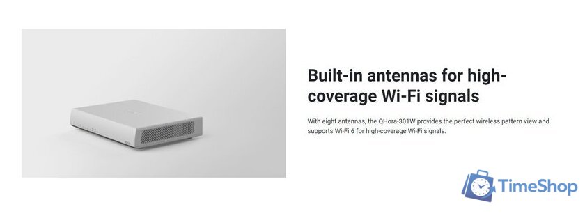 Wi-Fi роутер QNAP QHora-301W - Изображение №3 — Интернет-магазин Time-Shop