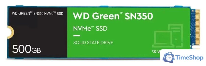 SSD WD Green SN350 500GB WDS500G2G0C - Изображение №1 — Интернет-магазин Time-Shop