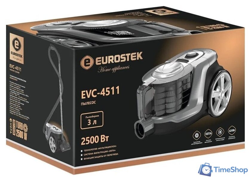 Пылесос Eurostek EVC-4511 - Изображение №7 — Интернет-магазин Time-Shop