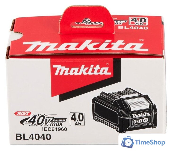 Аккумулятор Makita BL4040 191B26-6 (40В/4 Ah) - Изображение №12 — Интернет-магазин Time-Shop