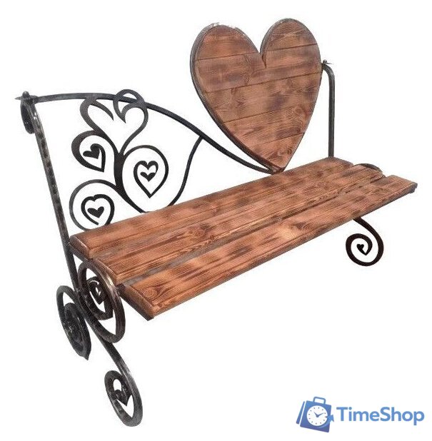 Скамейка Saniji Сердце С51 1600x400x900 - Изображение №1 — Интернет-магазин Time-Shop