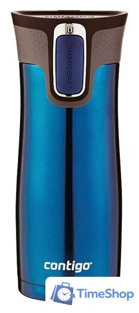 Термокружка Contigo West Loop 0.47л (синий) - Изображение №2 — Интернет-магазин Time-Shop