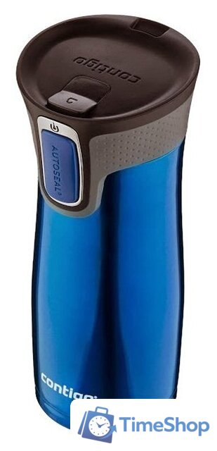 Термокружка Contigo West Loop 0.47л (синий) - Изображение №5 — Интернет-магазин Time-Shop
