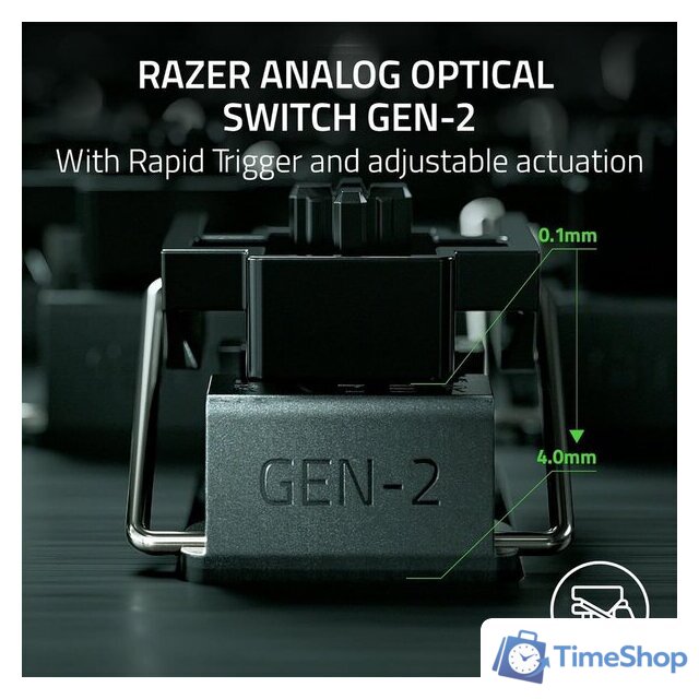 Клавиатура Razer Huntsman V3 Pro TKL (черный, нет кириллицы) - Изображение №2 — Интернет-магазин Time-Shop