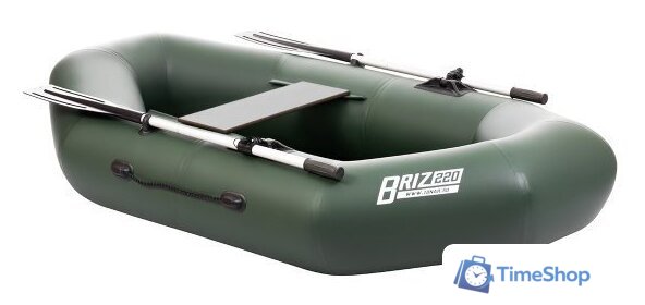 Гребная лодка Тонар Бриз 220 (зеленый) - Изображение №1 — Интернет-магазин Time-Shop