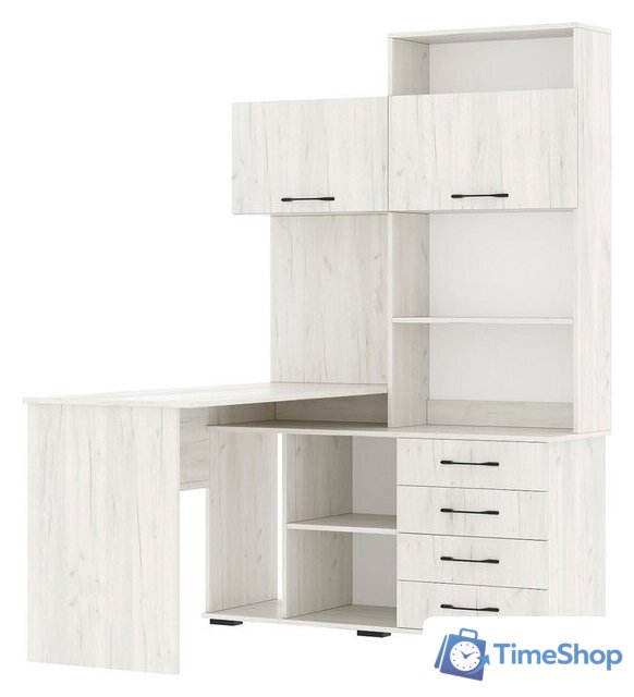 Стол Памир ПКС-11 левый (крафт белый) - Изображение №1 — Интернет-магазин Time-Shop