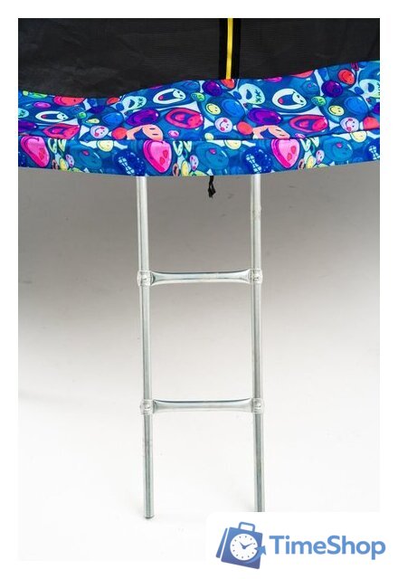 Батут Calviano Outside Master Smile 374 см - 12ft (внешняя сетка, с лестницей) - Изображение №6 — Интернет-магазин Time-Shop