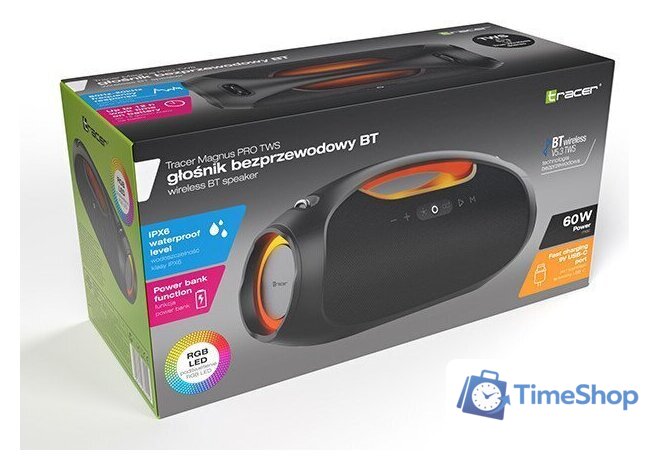 Беспроводная колонка Tracer Magnus Pro - Изображение №7 — Интернет-магазин Time-Shop