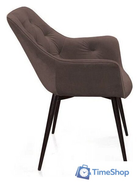 Стул с подлокотниками Ваш день Archi Barkhat 14 (графит) - Изображение №3 — Интернет-магазин Time-Shop