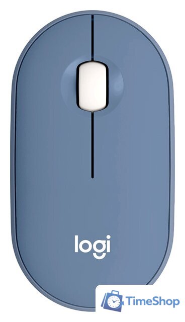 Мышь Logitech M350 Pebble (темно-синий) - Изображение №1 — Интернет-магазин Time-Shop